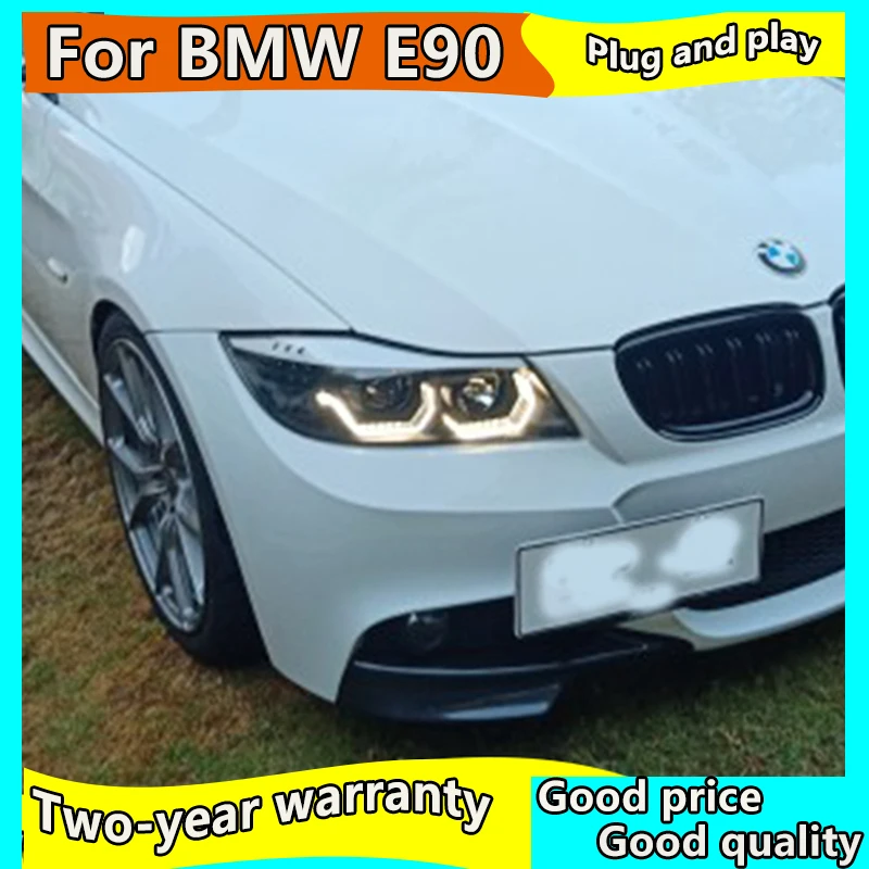 Автомобильная фара для BMW E90 330I 320I 318i светодиодная ангельские глазки 2005-2012 года