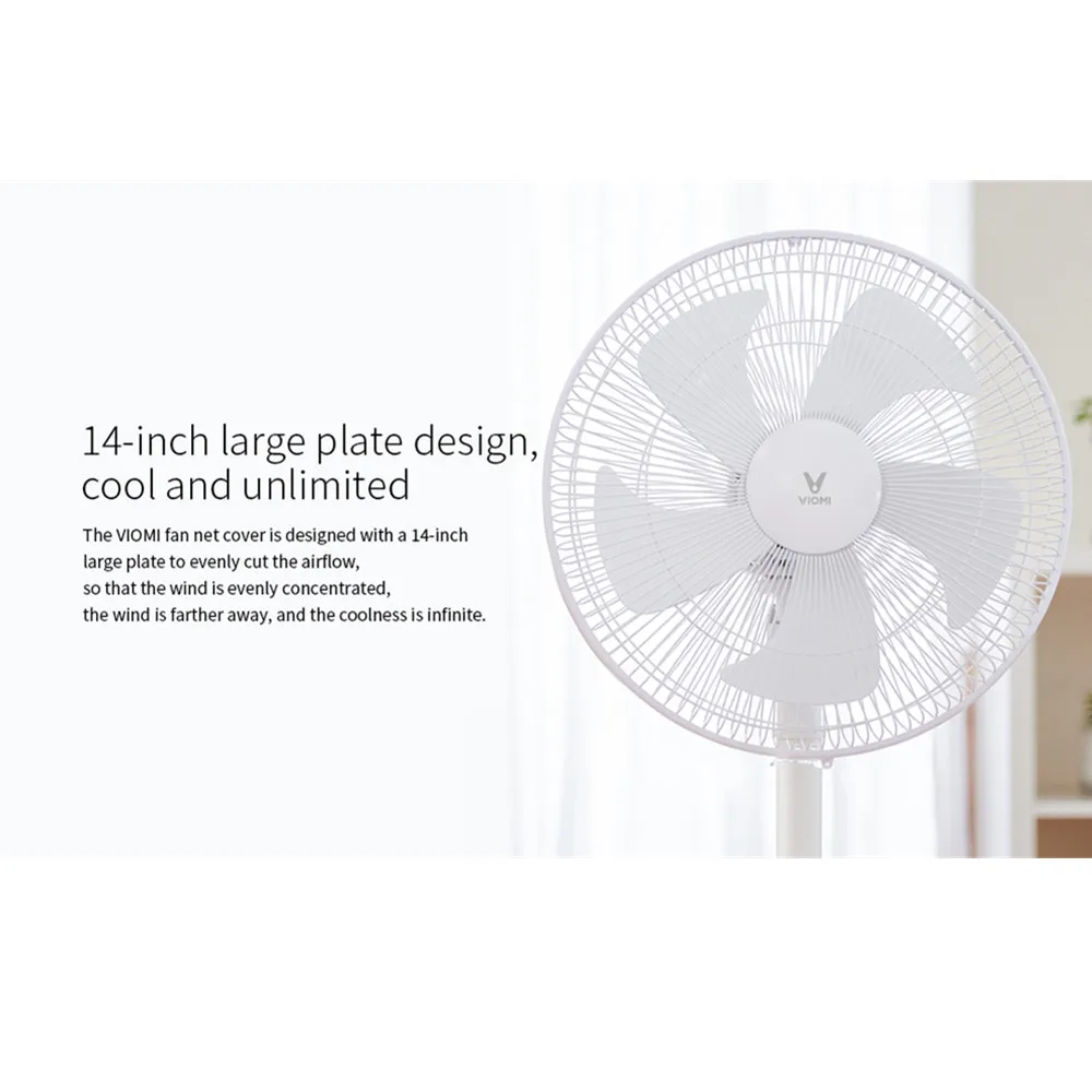 Xiaomi VIOMI Home Desktop Floor Fan Natual Wind Vertical 3 Adjustment Mechanical Standing Air Conditioner For | Бытовая техника