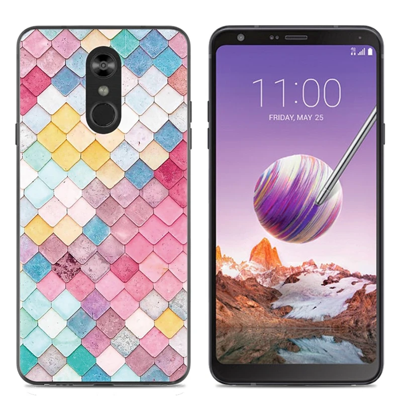Phone Case For LG Stylo 4 6.2-inch Fashion Design Art Painted TPU Soft Cute Back Fitted Cover Shell Stylo4 |