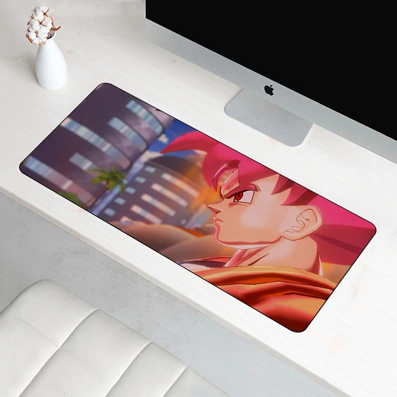Большой 60x30 см супер Коврик для мыши Dragon Ball геймер XL Блокировка края аниме игровой