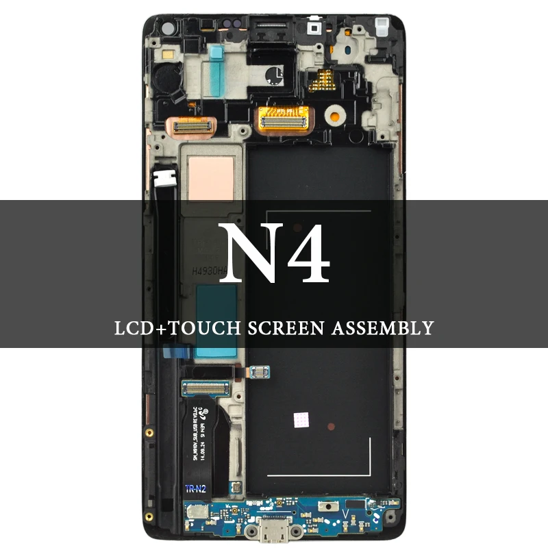 Супер AMOLED LCD для Samsung Note 4 экран с рамкой дигитайзером 5 6 дюйма N9100 N910F N910A N910V |