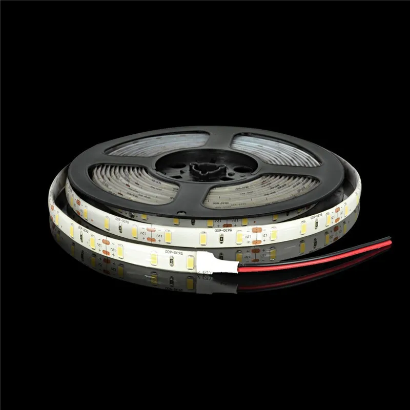 Высокая яркость 12 в led Лента светодиодная свет комплект SMD 5630 5730 теплый белый холодный+ 10A питание для спортзала спальня