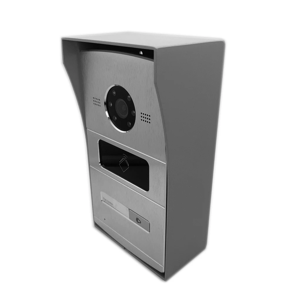 Hik многоязычный 1-4 кнопки IP дверной звонок, домофон, видеодомофон, видеодомофон, водонепроницаемый, 13,56 МГц, RFID платы, ip-интерком