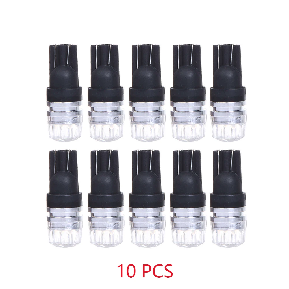 10 шт. 2SMD 5730 Автомобильные светодиодные лампы w5w 194 T10 3W клинообразные t10 светильник