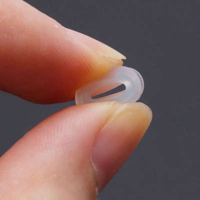 10 шт. удобные подушечки для сережек с зажимом силиконовая серьга