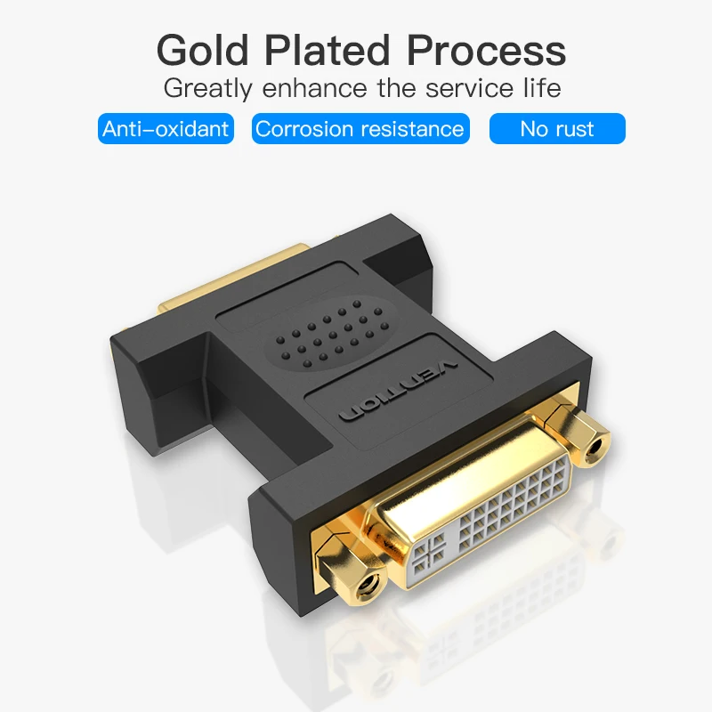 Vention DVI к 24 + 5 адаптер мужчин и женщин 2560 P HD ТВ конвертер для ПК проектор коробка|dvi