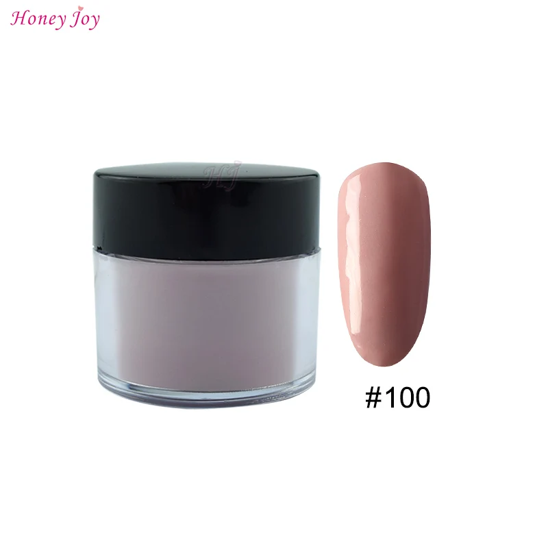 18g No.100 Очень тонкий 18 г/кор. погружающийся порошок без лампы для лечения Ногтей Dip порошок гель для ногтей эффект салона натуральный сухой красный зеленый розовый#81-#109 - Цвет: 18g No.100