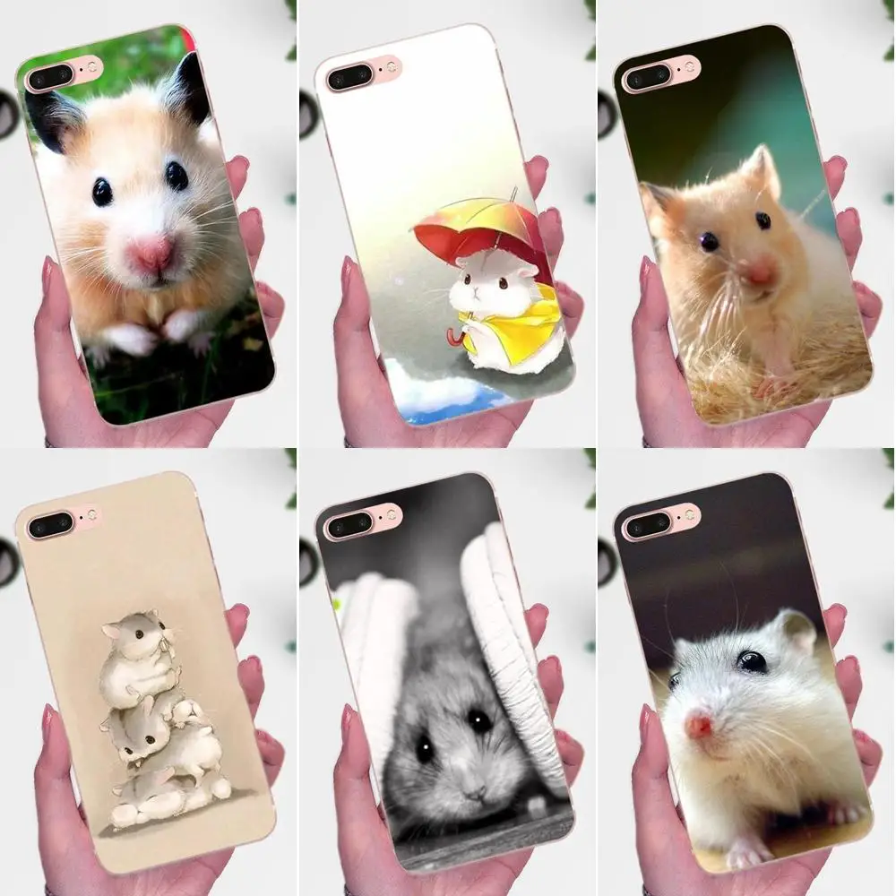Для Xiaomi Mi3 Mi4 Mi4C Mi4i Mi5 Mi 5S 5X 6 6X 8 SE A1 Max Mix 2 Note 3 4 TPU печать милое животное хомяк|Бамперы|