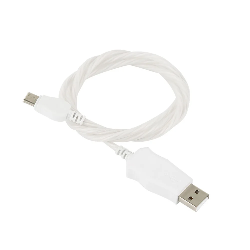 Белый Кабель Micro USB 1 м, кабель для быстрой зарядки и передачи данных, usb-кабель для синхронизации данных для Android, адаптер, кабель для зарядки для samsung - Цвет: Белый