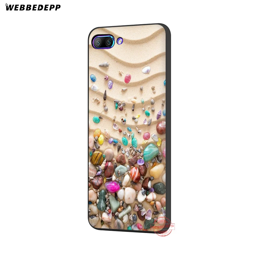 WEBBEDEPP Blue Wood Seashells Sea Star Soft Case for Honor 20 10 9 9X 8 Lite 8C 8X 7X 7C 7A 3GB 6A Pro View | Мобильные телефоны и