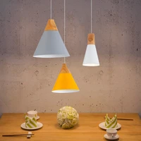 modern dining room pendant lights indoor bedroom colorful pendant lamps restaurant coffee lighting ironsolid wood e27 base