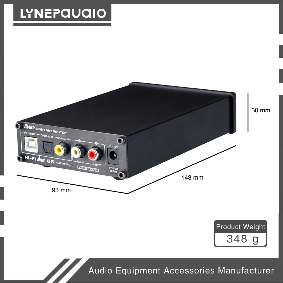 HI FI Встроенный коаксиальный усилитель для наушников цифровой USB DAC аудио декодер