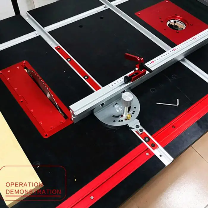 Алюминий циркулярная пила горло плиты флип DIY деревообрабатывающий стол крышка пластины JDH99
