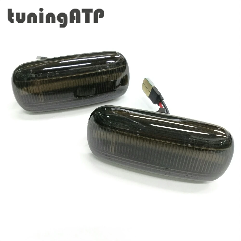 For Audi TT Mk1 8N 1999-2006 Front Wing Fender LED Sequential Side Indicator Dynamic Turn Signal Sporty Styling Lamp