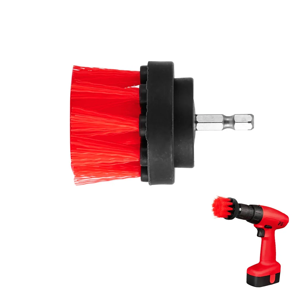 2 дюйма дрель Мощность скраб Чистящая Щетка для кожи древесно-пластиковая мебель