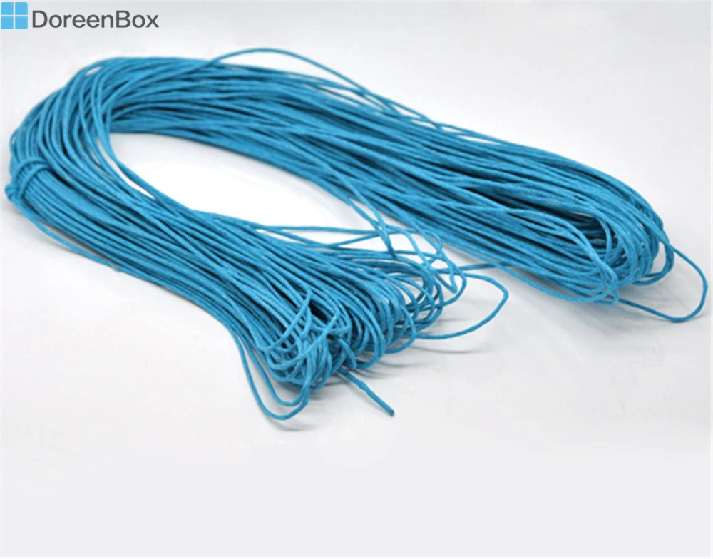 

Doreen Box прекрасный 80 м синий вощеный хлопок ожерелье шнур 1,5 мм (B14723)