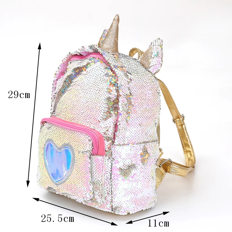 Рюкзак с пайетками Для женщин Mochila Mujer 2019 блестки единорог школьные рюкзаки для
