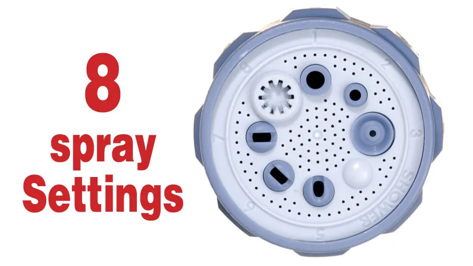 Многофункциональный водяной пистолет восьмифункциональный для полива