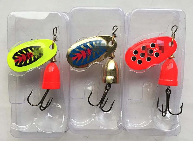 

3#-8g Spinner Bait Fishing Lure Metal Bait Carp Bass Fishing Lure