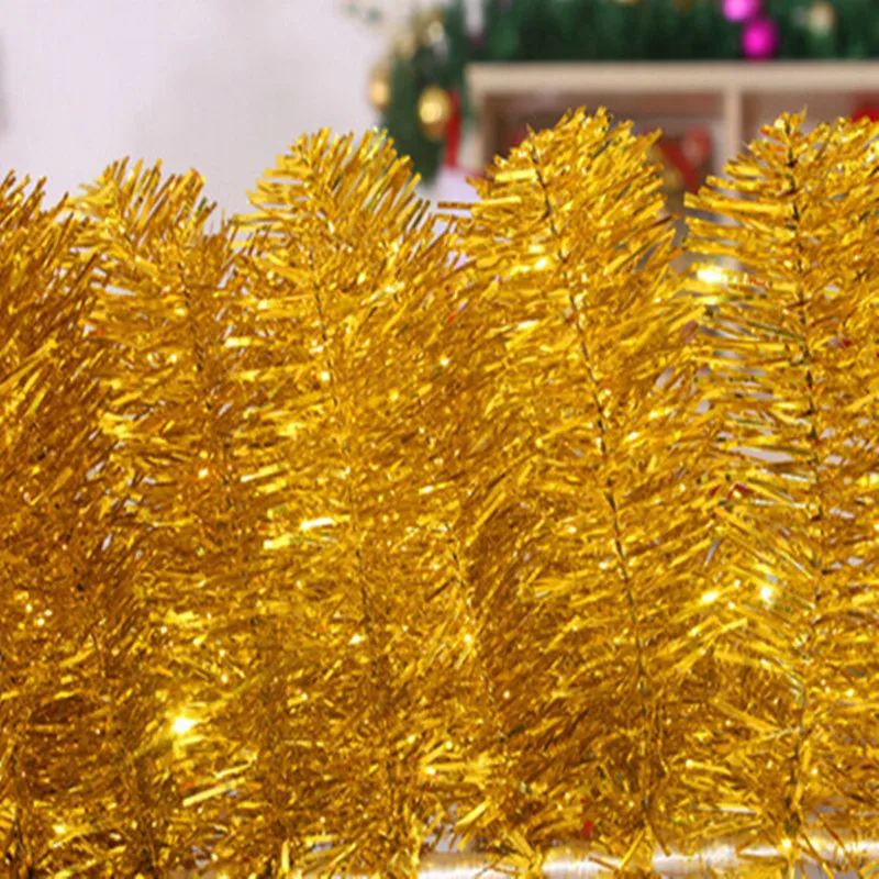 4 размера Дерево Санта Клауса ПВХ материал Золотая Рождественская елка вечеринка