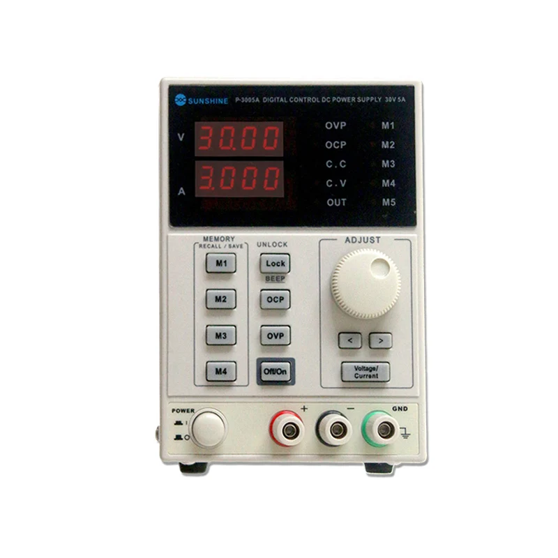 Точность 30V 5A DC Питание P 3005A Цифровой Программируемый Регулируемый 4 Бит точного