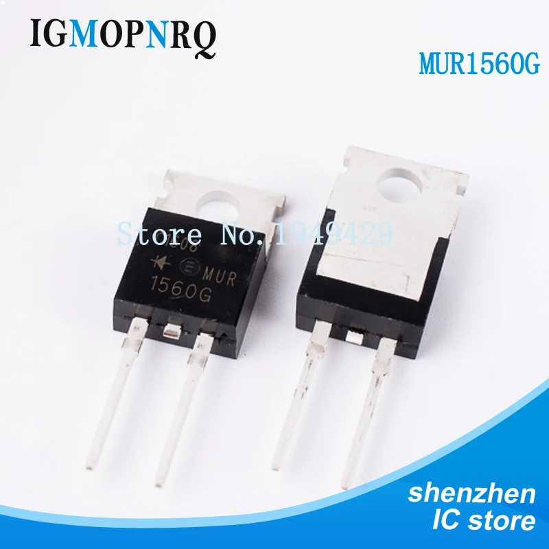 10 шт./лот MUR1560G MUR1560 параметры диода быстрого восстановления 600V15A TO220 Аутентичные |