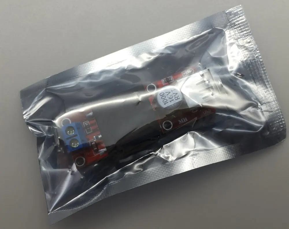 10 шт. 5 В выходной USB-преобразователь постоянного тока 7-24 в 3 А понижающий модуль