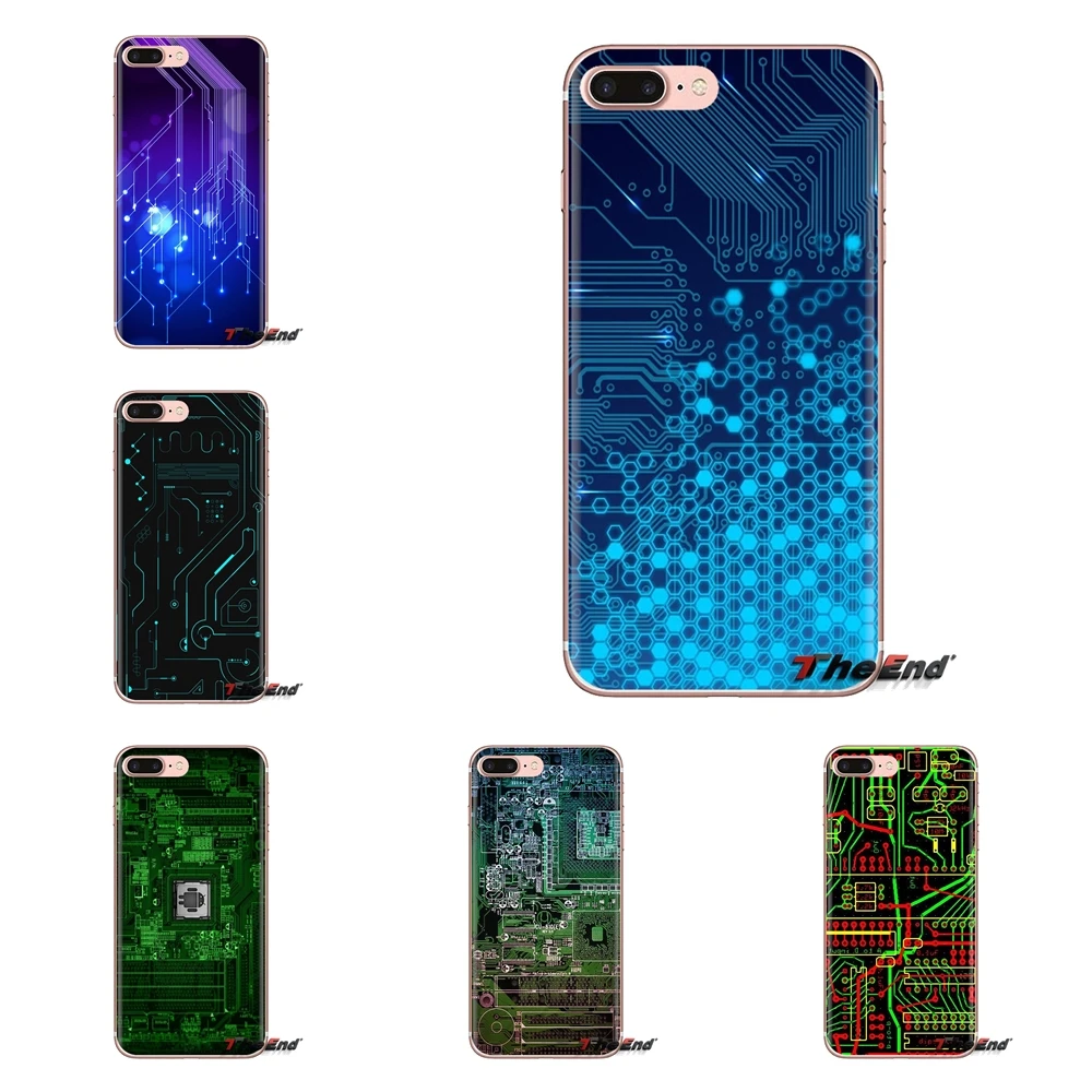 For Xiaomi Redmi 4A S2 Note 3 3S 4 4X 5 Plus 6 7 6A Pro Pocophone F1 Computer Motherboard Circuit board TPU Transparent Bag Case |