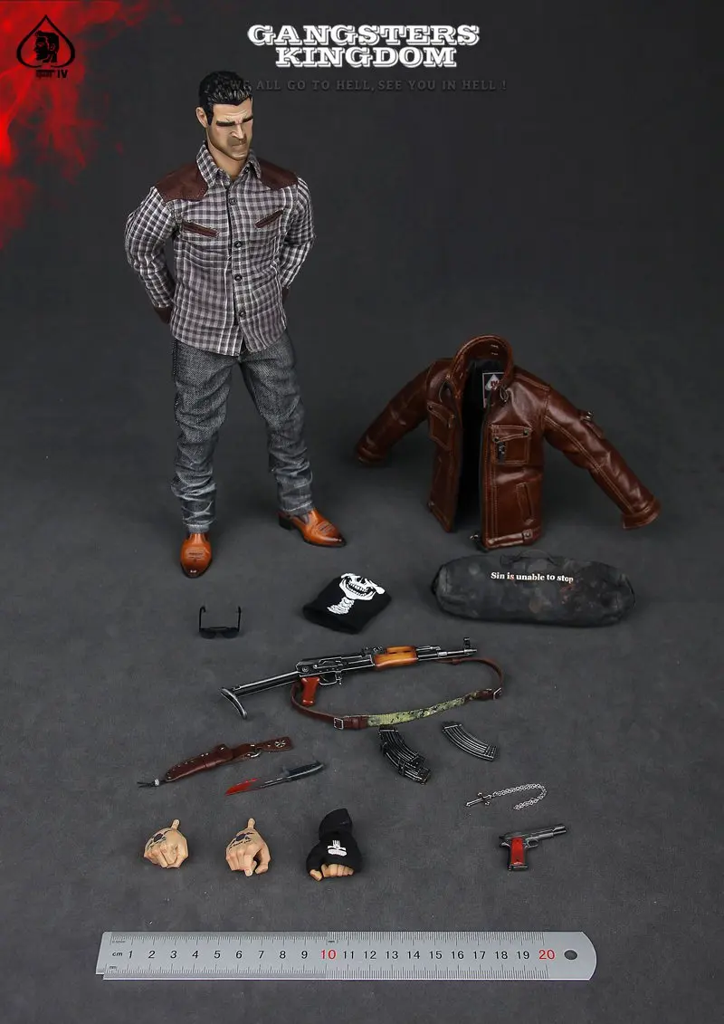 DAM 1/6 Gangsters Kingdom Spade 4 GK004 12 дюймов Коллекционная экшн фигурка для фанатов