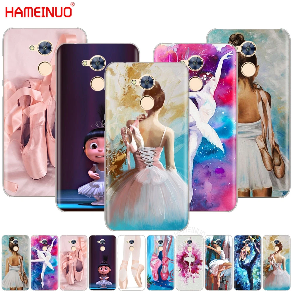 HAMEINUO балерина танцующая девушка тапочки чехол для телефона Huawei Honor V10 4A 5A 6A 7A 6C 6X 7X 8