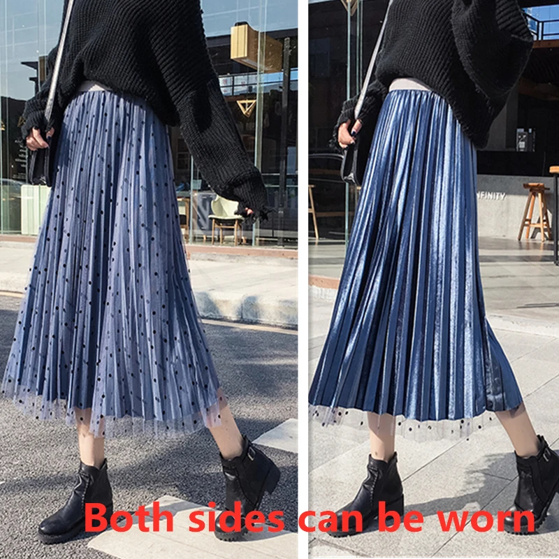 Фатиновые юбки для женщин больших размеров плиссированные розовые черные