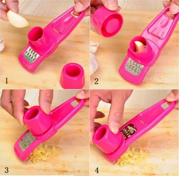 Творческий многоцелевой чеснок клатч Multi функциональный микрорубанок и терка