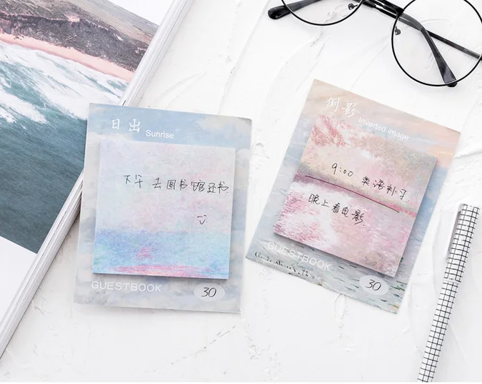 Новинка 30 шт./компл. декоративные наклейки масляной живописи простые элегантные