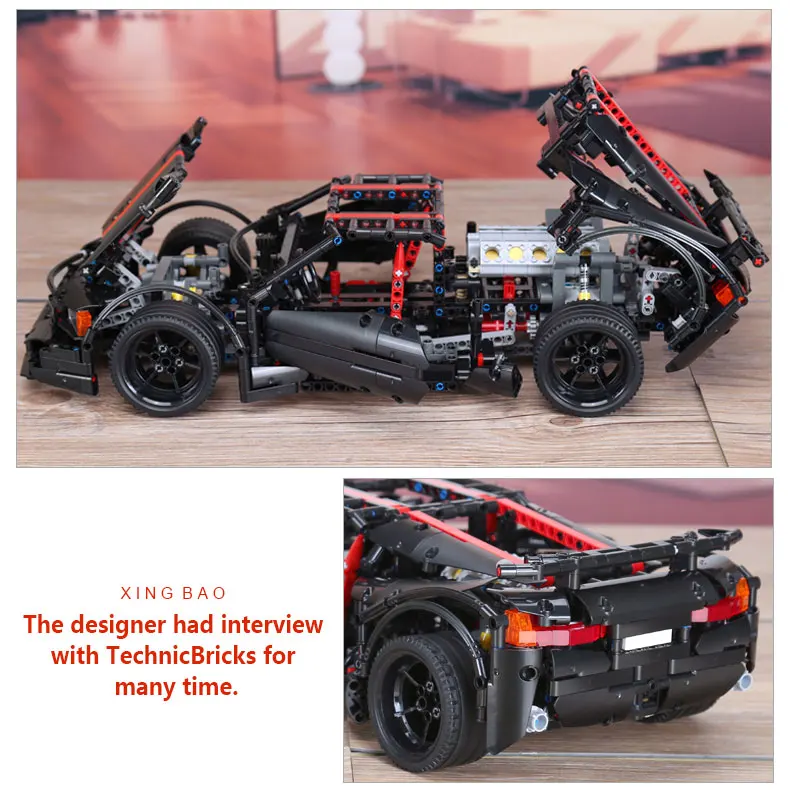 XingBao 07003 креативная техническая серия Assassin X19 набор MOC строительные блоки для детей