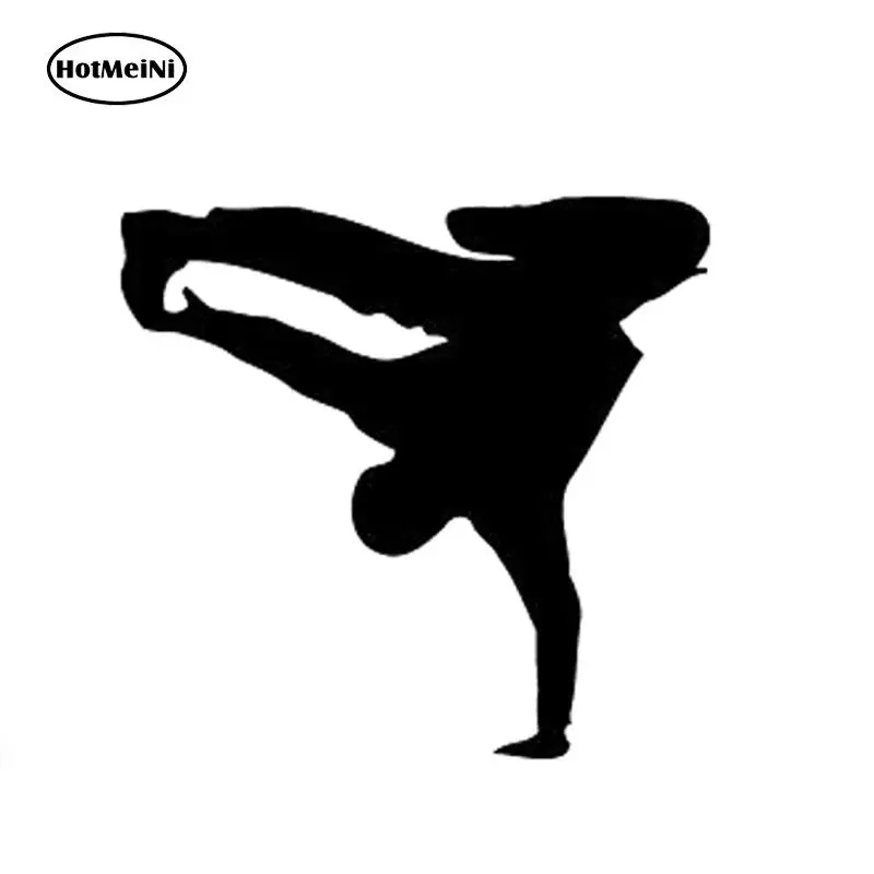 ХотМейНи забавная музыкальная пластиковая наклейка для автомобиля с пением и танцами черного/серебряного цвета для окон, бампера, ноутбука 13*12,4 см.