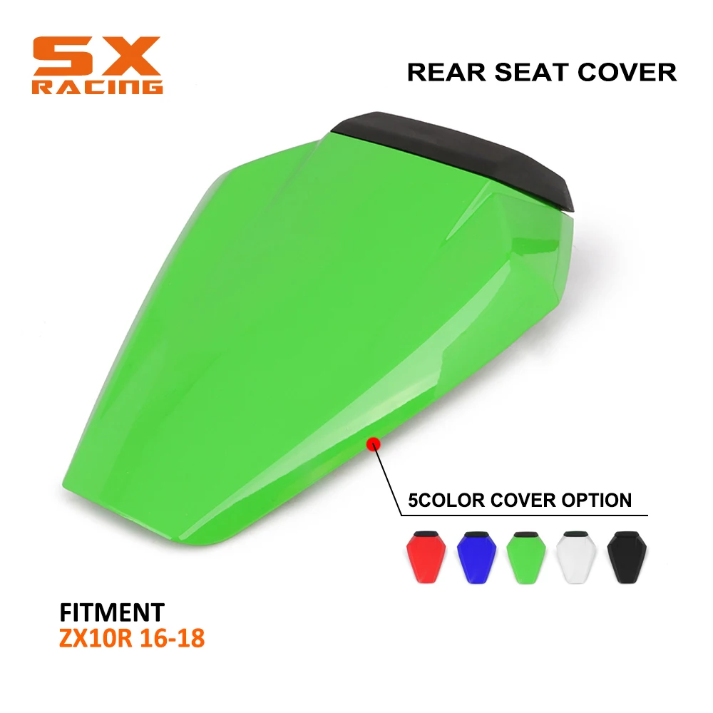 

Motorbike High Quality ABS Plastic Colorful Rear Seat Cover Cowl For KAWASAKI Ninja ZX10R ZX-10R ZX 10R 2016 2017 2018