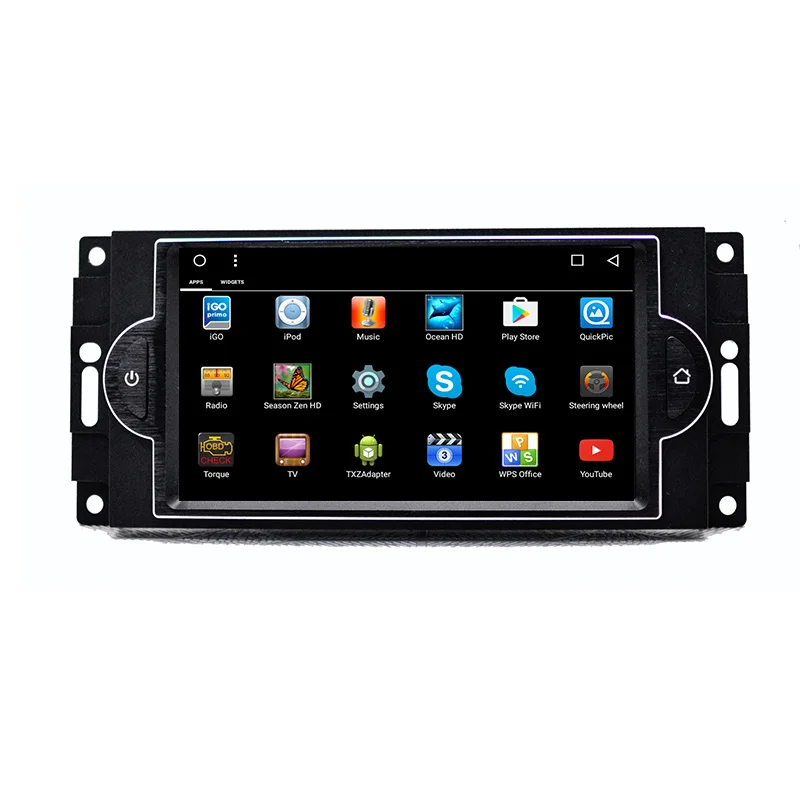 Aoluoya RAM 2 ГБ Android 7 1 автомобильный Радио DVD GPS плеер для Chrysler 300C Dodge джип Commander компас
