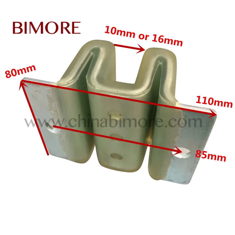 10 шт. направляющие башмаки для лифта BIMORE MILP007 ширина паза 110x80 мм мм|Передаточные
