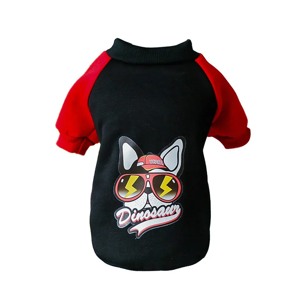 Теплая толстовка с рисунком кота и собаки одежда принадлежности для домашних