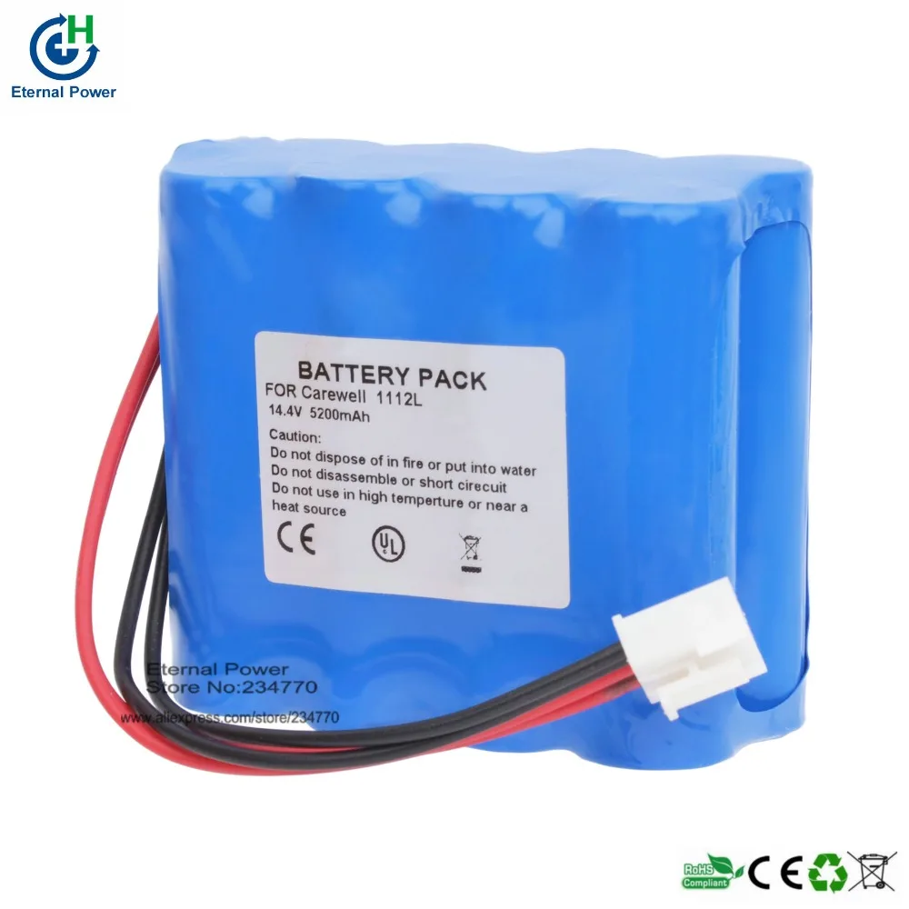 Запасной аккумулятор для ЭКГ carewell ECG 1112L высококачественная медицинская литиевая