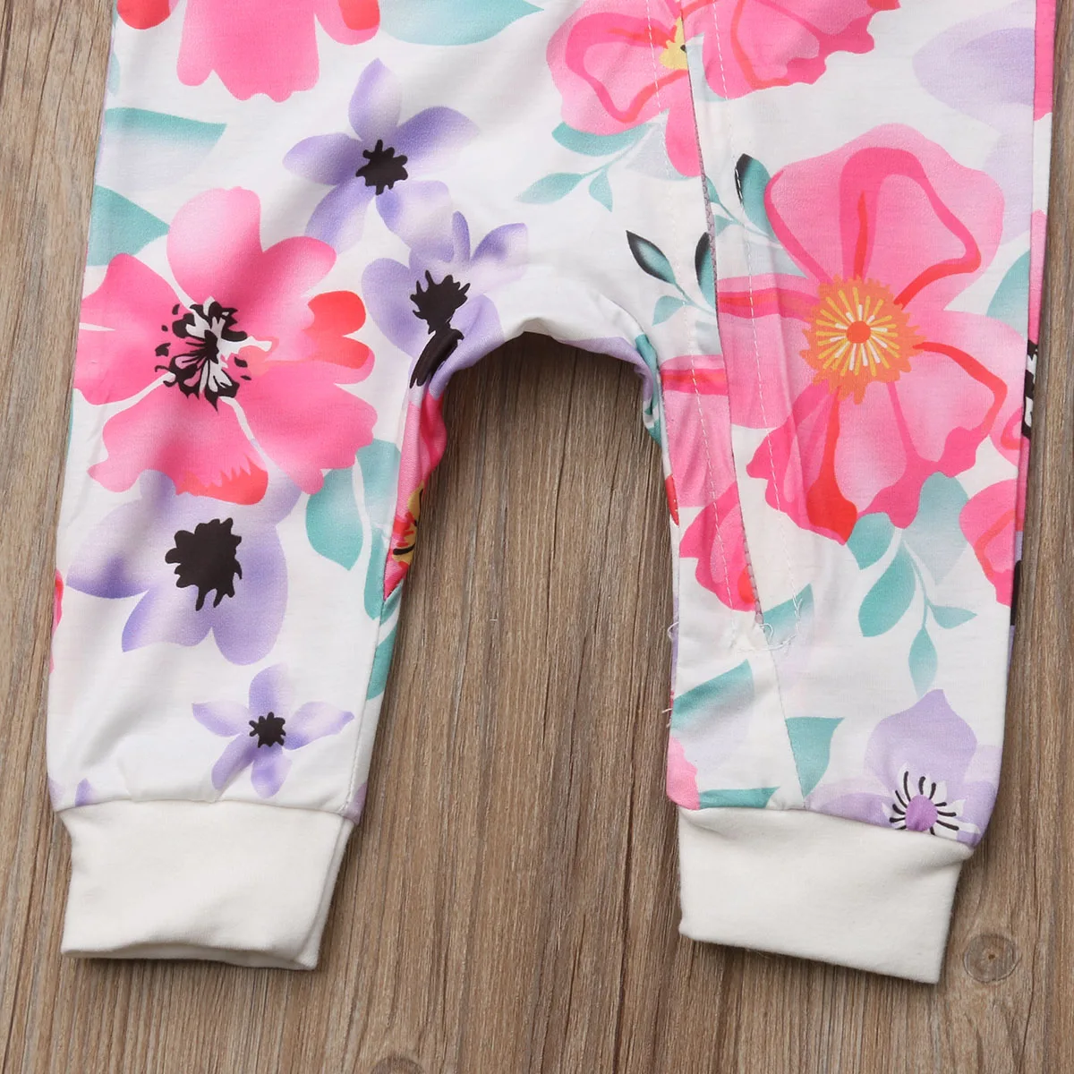 

Baby Girl Flower Zipper Jumpsuit Cotton Autumn Outfits Clothes Infant Clothing Newborn 0-24M Baby Girls Long Sleeve Romper
