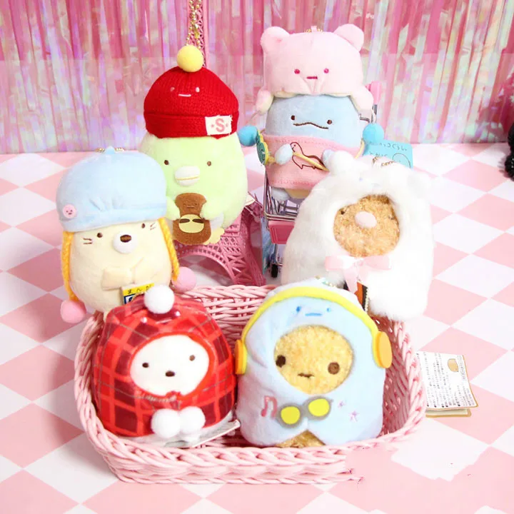 Японский оригинальный Милый Sumikko Gurashi милый медвежонок Пингвин кулон плюшевый