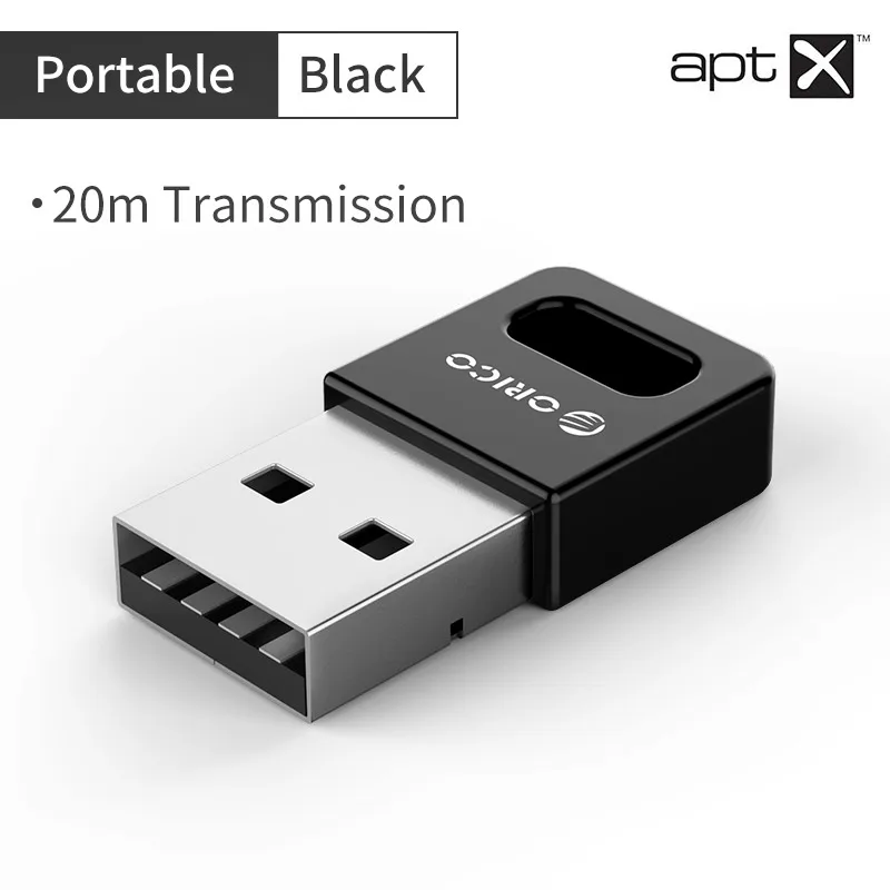ORICO беспроводной usb-адаптер Bluetooth 4,0 Bluetooth ключ aptX музыкальный звуковой приемник адаптер Bluetooth передатчик для компьютера