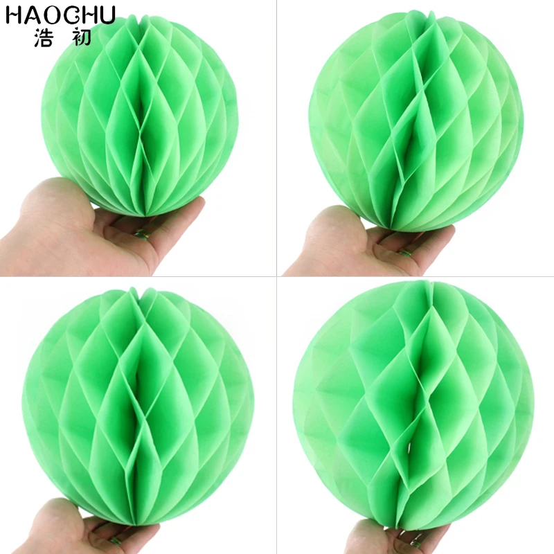 HAOCHU праздничные украшения 4 шт./лот ячеистые шары бумажные фонарики на новый год