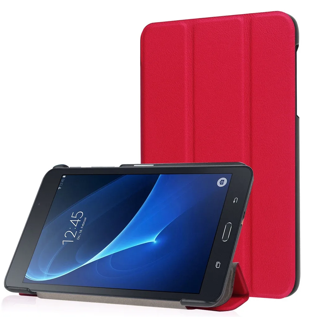 Ультратонкий чехол для смартфона разноцветный Samsung Galaxy Tab A 7 дюймов откидной