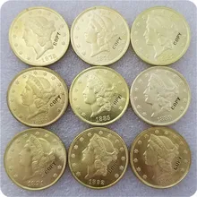 США 1878-1893$20 символ свободы, двойной Орел копия монет