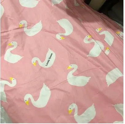 Pink Goose Простыня для новорожденных, хлопок, простыни для детской кроватки, супер мягкие простыни для детской кроватки с мультяшным принтом, постельные принадлежности, детские одеяла 150X90 см - Цвет: Pink Goose