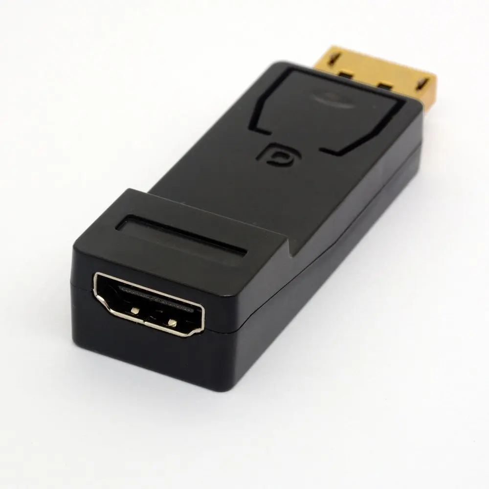 Переходник для порта дисплея в HDMI позолоченный переходник DP штырь-гнездо