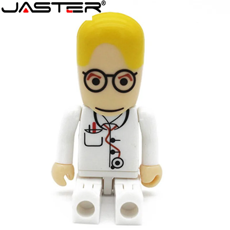 Новое поступление мультяшный робот медицинский флэш накопитель JASTER 4 ГБ 8 16 32 64 usb