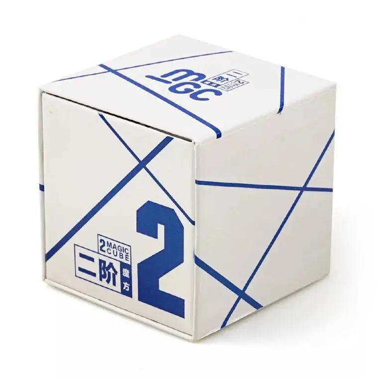 YJ MGC 2x2x2 Magic 2x2 speed Cube с магнитом yongjun Professional 2x2 Форма Магнитный куб Twist Развивающие игрушки для детей